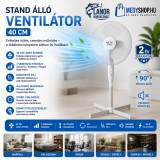 Merystyle Stand álló ventilátor 40 cm
