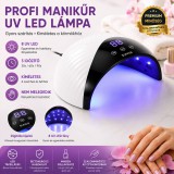 Merystyle Sun5F 3az1ben LED/UV műkörmös lámpa 150W - fehér