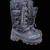 Merystyle Szabadtéri vízálló csizma Thermo béléssel - fekete fűzős