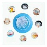 Merystyle Szilikon fedő szett 6 db - átlátszó (00206)