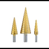 Merystyle THO 3 részes lépcsős lyukfúró fej készlet fához és fémhez 4-32 mm