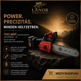Merystyle THO akkumulátoros láncfűrész 12" 2x88VF akkuval automata olajzóval - piros/fekete (M-9020)