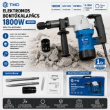 Merystyle THO elektromos bontókalapács 1800W - M0810