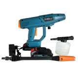 Merystyle THO LUX vezeték nélküli magasnyomású mosó 36V 2 db akkumulátorral - kék (M8050)