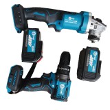 Merystyle THO M-9032 lítium akkumulátoros szerszám szett sarokcsiszolóval és fúró-csavarozóval - választható színben