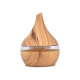 Merystyle Ultrahangos párologtató diffúzor aromaterápiás LED világítással 300ml - világos fa