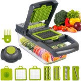 Merystyle Vegie-slicer Többfunkciós szeletelő, aprító készlet - 14 db-os