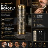 Merystyle Vezeték nélküli mini borotva USB-C töltéssel - arany (bkm15)
