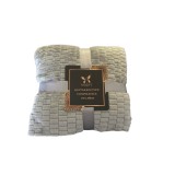 Merystyle Violet poliészter puha plüss pléd/takaró díszcsomogolásban 150 x 200 cm - Választható színben