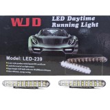 Merystyle WJD LED nappali menetfény irányjelzővel és ködlámpával 12V 16W - fehér (LED-239)