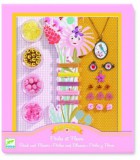 Mesebeli virágok és gyöngyök - Ékszerkészítő szett - Pearls and flowers - Djeco