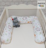 Mesés erdei állatok hengerpárna (614)