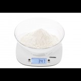 Mesko MS3179w Digitális konyhai mérleg tállal - Fehér (MS3179W FEHÉR)