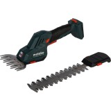 Metabo POWERMAXX SGS 12 Q akkus fűnyíró olló 1,15 cm 12 V Lítium-ion (Li-ion) Fekete, Zöld, Vörös