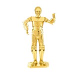 Metal Earth C-3PO arany - lézervágott acél makettező szett