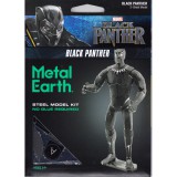 Metal Earth Fekete Párduc - lézervágott acél makettező szett
