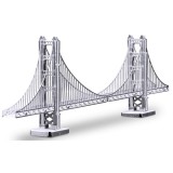 Metal Earth Golden Gate híd - lézervágott acél makettező szett