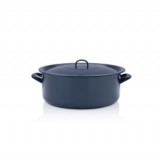 Metalac Classic zománcozott lapos lábas fedővel 36 cm, 15 L (355985)