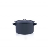 Metalac Classic zománcozott mély lábas fedővel 30 cm, 12,5 L (355984)