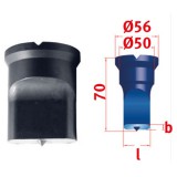 Metallkraft Hosszlyuk kivágó bélyeg Nr.4 17,5 x 50,0 mm