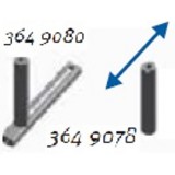 METALLKRAFT Oldalvezető görgő anyagtovábbító (290mm széles) asztalhoz (állítható)