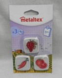 Metaltex 3 darabos mágneses szett  (295505)