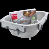 Metaltex MX185023 Műanyag Szűrő-zöldségmosó tál Ø 25 cm - Szürke (MX185023)