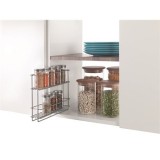 Metaltex MX364650 in&out kihúzható konyhai fűszer tároló