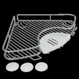 Metaltex Sarokpolc tapadókoronggal (403904)