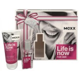 MEXX Life Is Now EDT 15ml + 50ml Testápoló Női Parfüm Ajándékcsomag