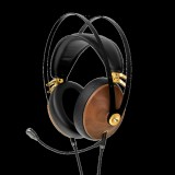 MEZE AUDIO MEZE 99 CLASSICS fejhallgató felszerelhető boom mikrofonnal, diófa-arany