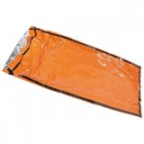 MFH Emergency Sleeping Bag, orange, one side aluminium-coated - elsősegély hálózsák