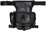 MFH Hip Bag - Taktikai Combtáska - Kigyó fekete