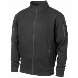 MFH Sweatjacket, "Tactical", black - dzseki, polár