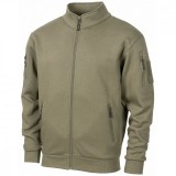 MFH Sweatjacket, "Tactical", OD green - dzseki, polár