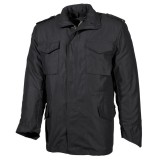 MFH US M65 parka kabát, kivehető béléssel - Fekete