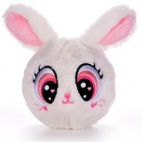 MGA Entertainment Bouncibles: Pattogó plüss labda - Evie a fehér nyuszi