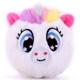 MGA Entertainment Bouncibles: Pattogó plüss labda - Luma, a fehér unikornis