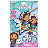 MGA Entertainment Gabi babaháza képkarcoló hűtőmágnes 10db-os kreatív szett