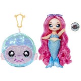 MGA Entertainment Na! Na! Na! Surprise: Marina Jewels sellő 2 az 1-ben Sparkly divatbaba, pénztárcával - 1. széria