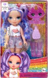 MGA Entertainment Rainbow High Littles Amethyst Lila hajú baba Pink kiegészítőkkel
