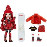 MGA Entertainment Rainbow High: Winter Break divatbaba - Ruby Anderson, piros