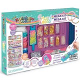 MGA Entertainment Rainbow Loom: Óriás gumikarkötő és gyöngyfűző készlet