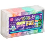 MGA Entertainment Rainbow Loom: Sötétben világító gumikarkötő készítő szett