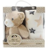 MGA Entertainment SweetDreams: Takaró és plüss maci barna színben