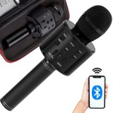 MH Protect Bluetooth karaoke mikrofon – vezeték nélküli hangszóró különböző módokkal