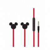MH Protect Disney sztereo headset - 3D Mickey 3,5mm jack piros