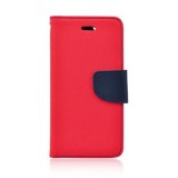 MH Protect Fancy Samsung A236 Galaxy A23 5G oldalra nyíló mágneses könyv tok szilikon belsővel piros - kék