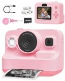 MH Protect GYERMEK KAMERA BEÉPÍTETT NYOMTATÓVAL 3 tekercs, rózsaszín