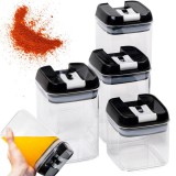 MH Protect Konyhai tésztatároló edény szett, 4 db, zárható